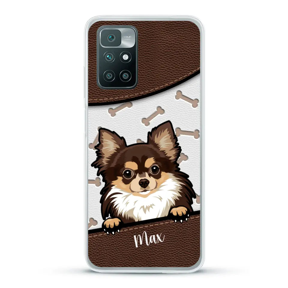 Chiens aspect cuir - Coque de téléphone personnalisée