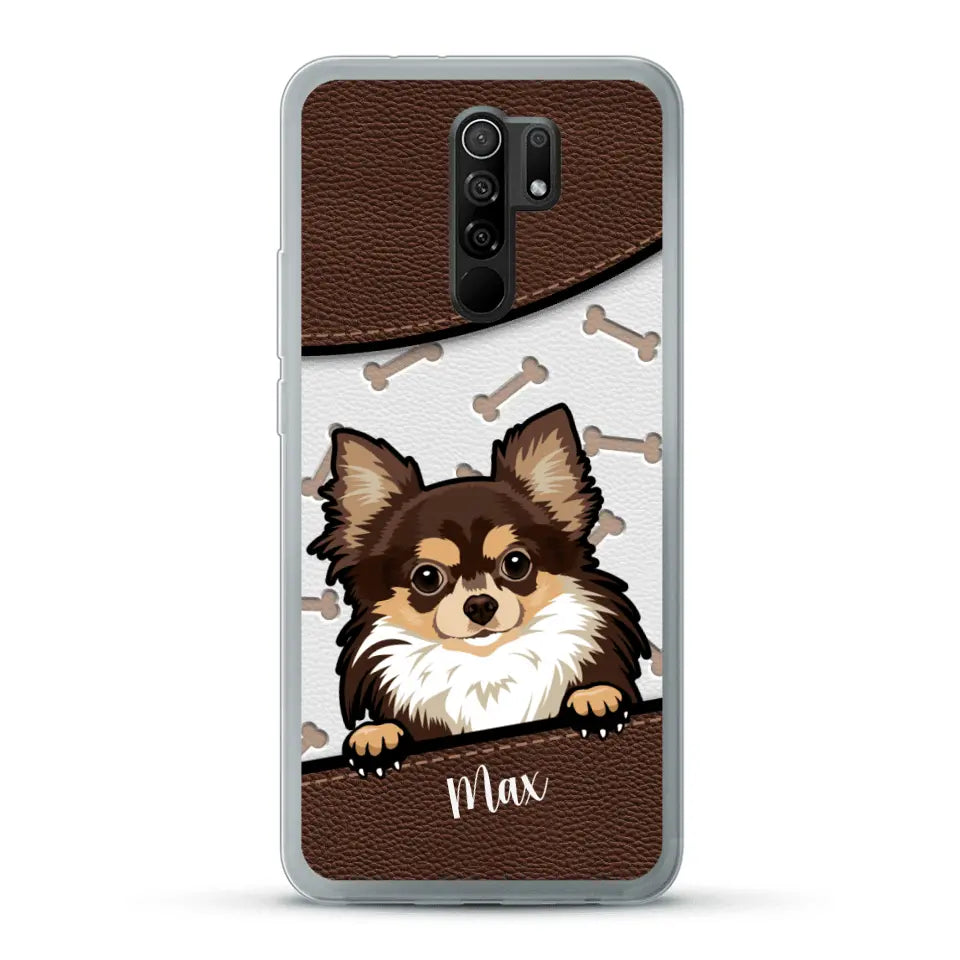 Chiens aspect cuir - Coque de téléphone personnalisée