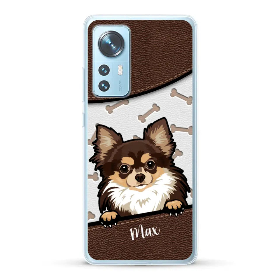 Chiens aspect cuir - Coque de téléphone personnalisée