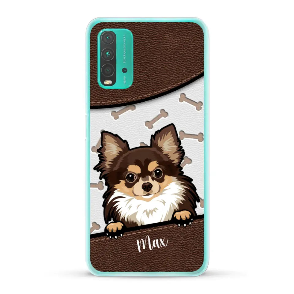 Chiens aspect cuir - Coque de téléphone personnalisée