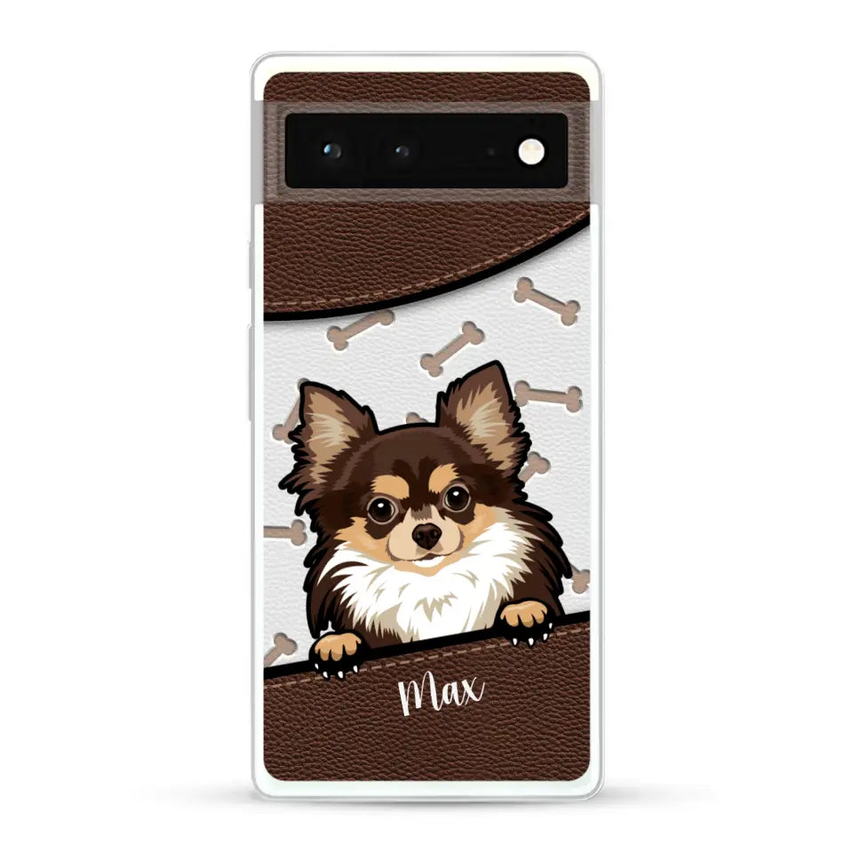 Chiens aspect cuir - Coque de téléphone personnalisée