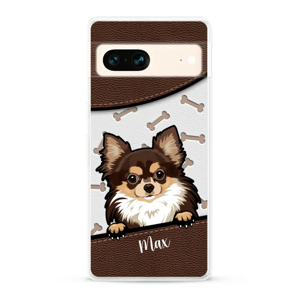 Chiens aspect cuir - Coque de téléphone personnalisée