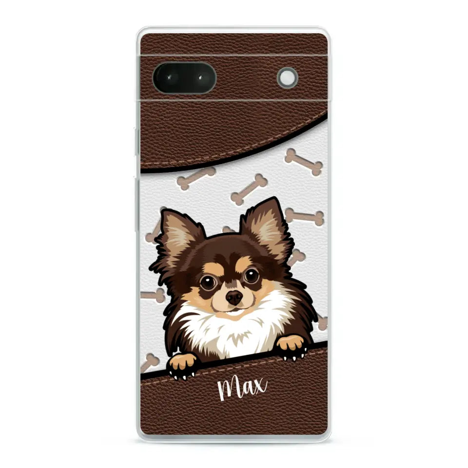 Chiens aspect cuir - Coque de téléphone personnalisée