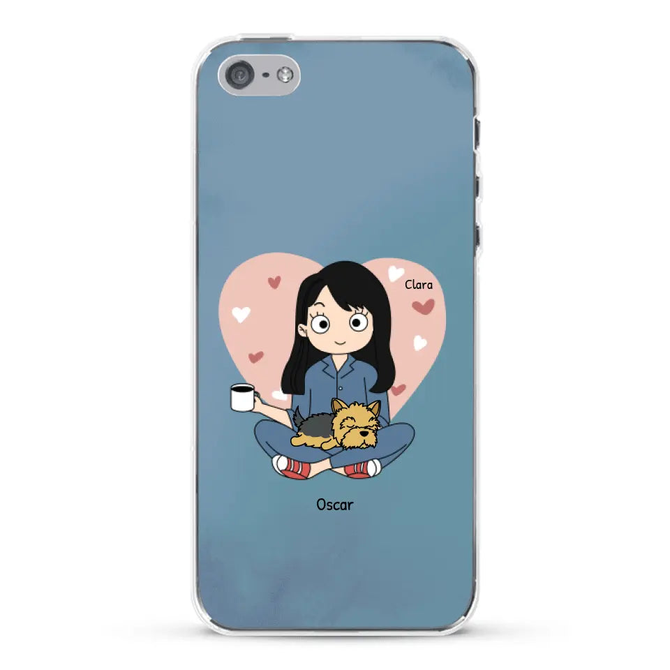 Maman chien BD - Coque de téléphone personnalisé