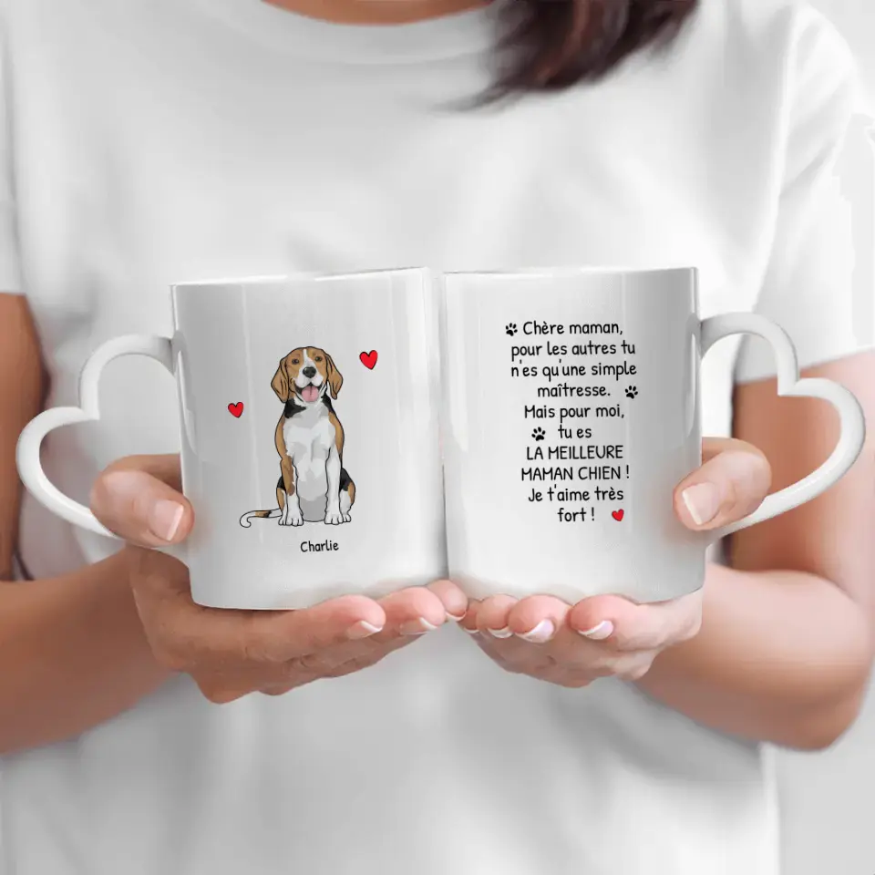 Meilleure maman chien du monde - Mug personnalisé