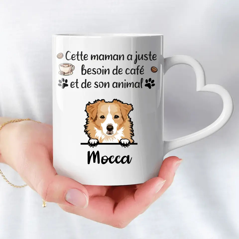 Café et animaux - Mug personnalisé