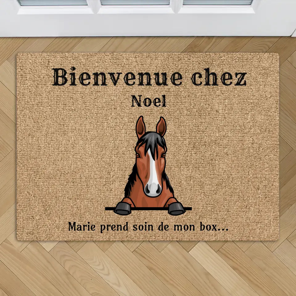 Tous mes animaux de compagnie - Paillasson personnalisé