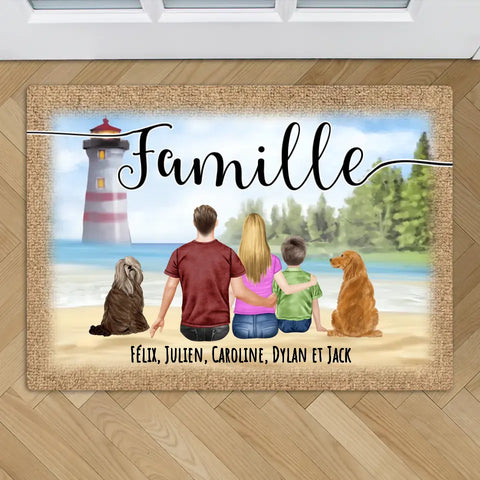 Meilleurs amis (Famille) - Paillasson personnalisé - Featured Image