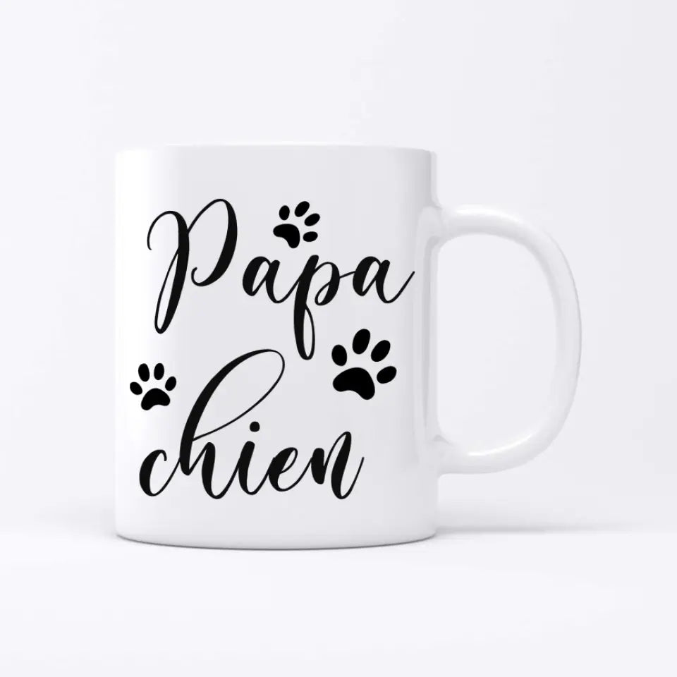 Papa Chien - Mug personnalisé (Style BD)