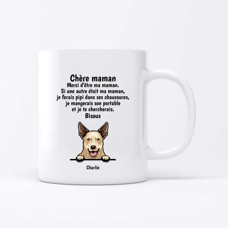 Chère maman - Mug personnalisé