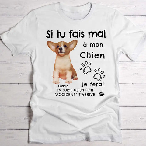 Si tu fais mal à mon animal - T-Shirt personnalisé - Featured Image