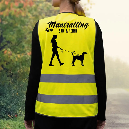 Mantrailing - Gilet de sécurité personnalisé