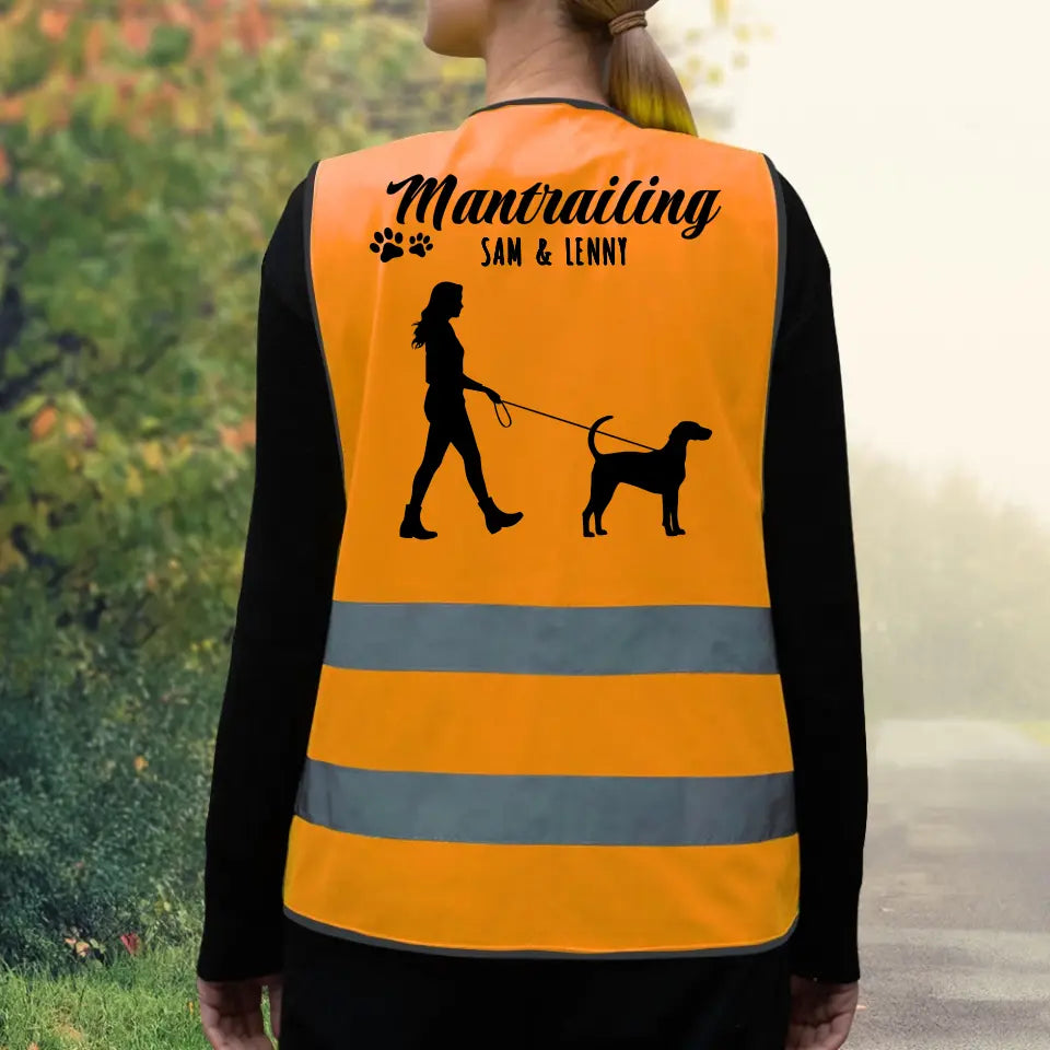 Mantrailing - Gilet de sécurité personnalisé