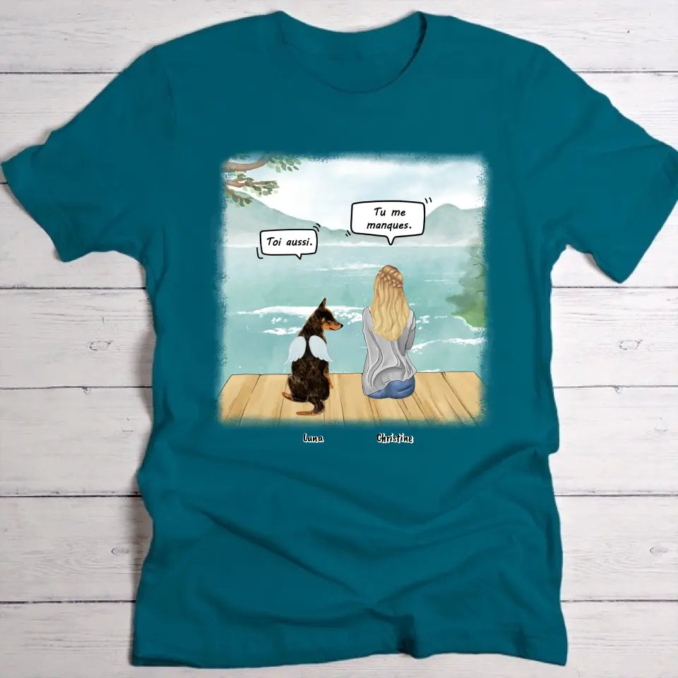 Tu me manques - T-Shirt personnalisé