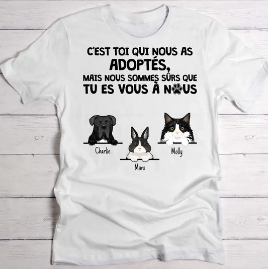 Adopté - T-Shirt personnalisé