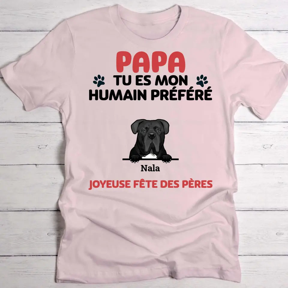 Humain préféré - T-Shirt personnalisé