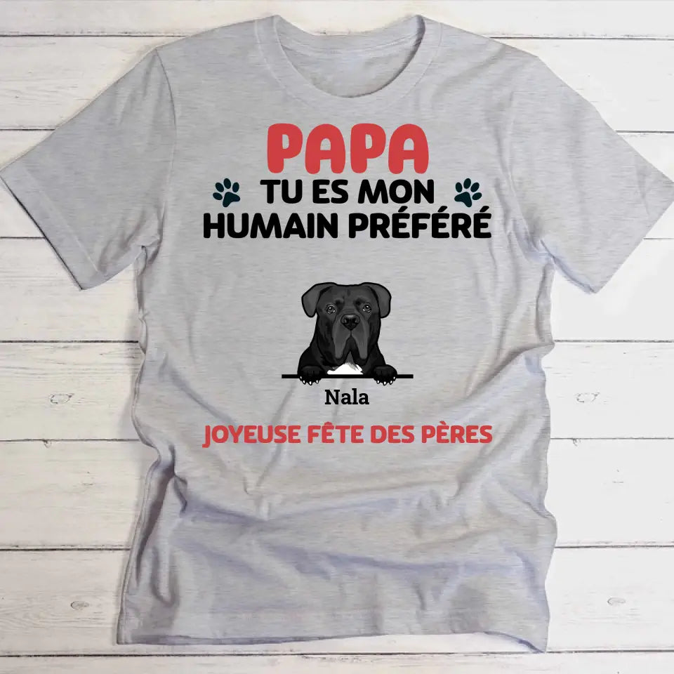 Humain préféré - T-Shirt personnalisé