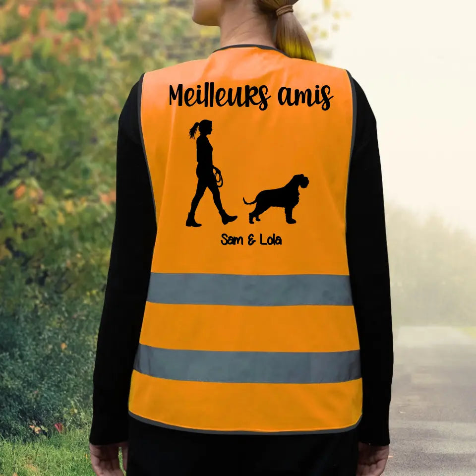 Texte libre - Gilet de sécurité personnalisé