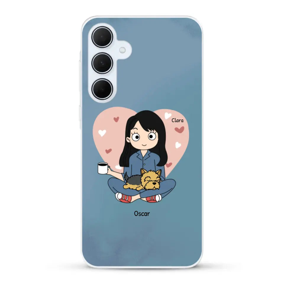 Maman chien BD - Coque de téléphone personnalisé