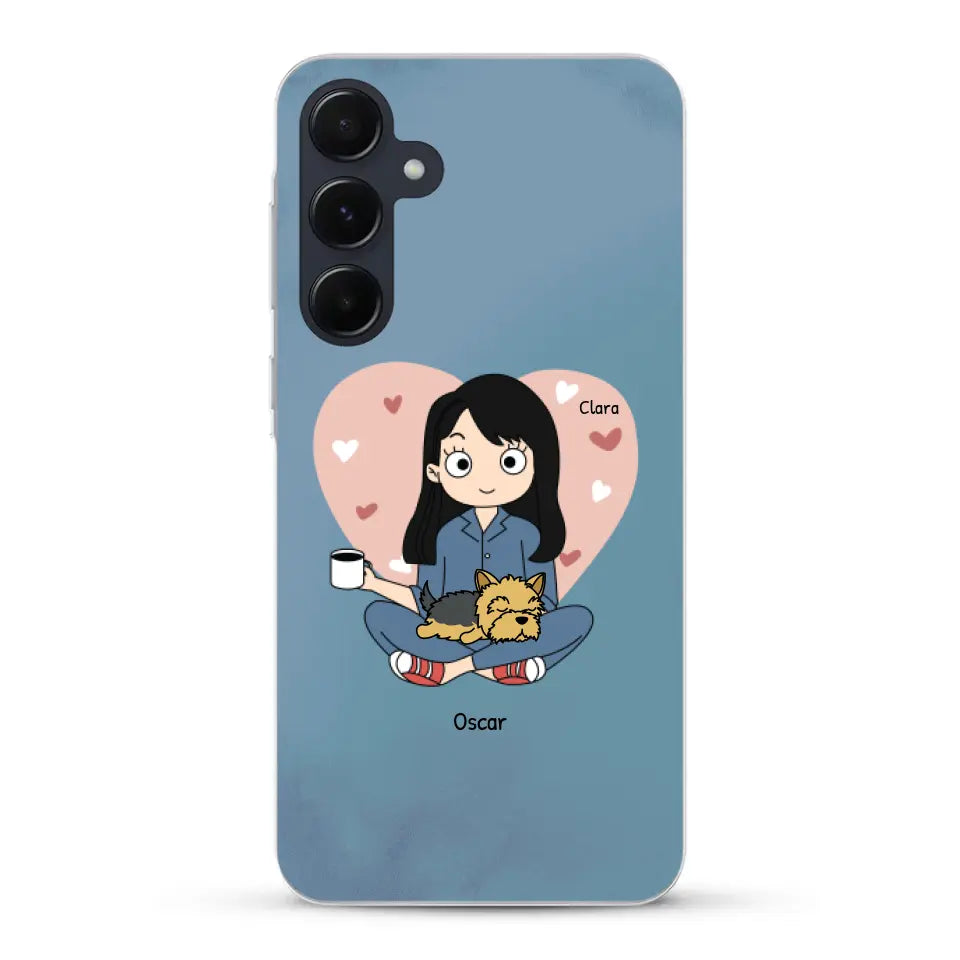 Maman chien BD - Coque de téléphone personnalisé