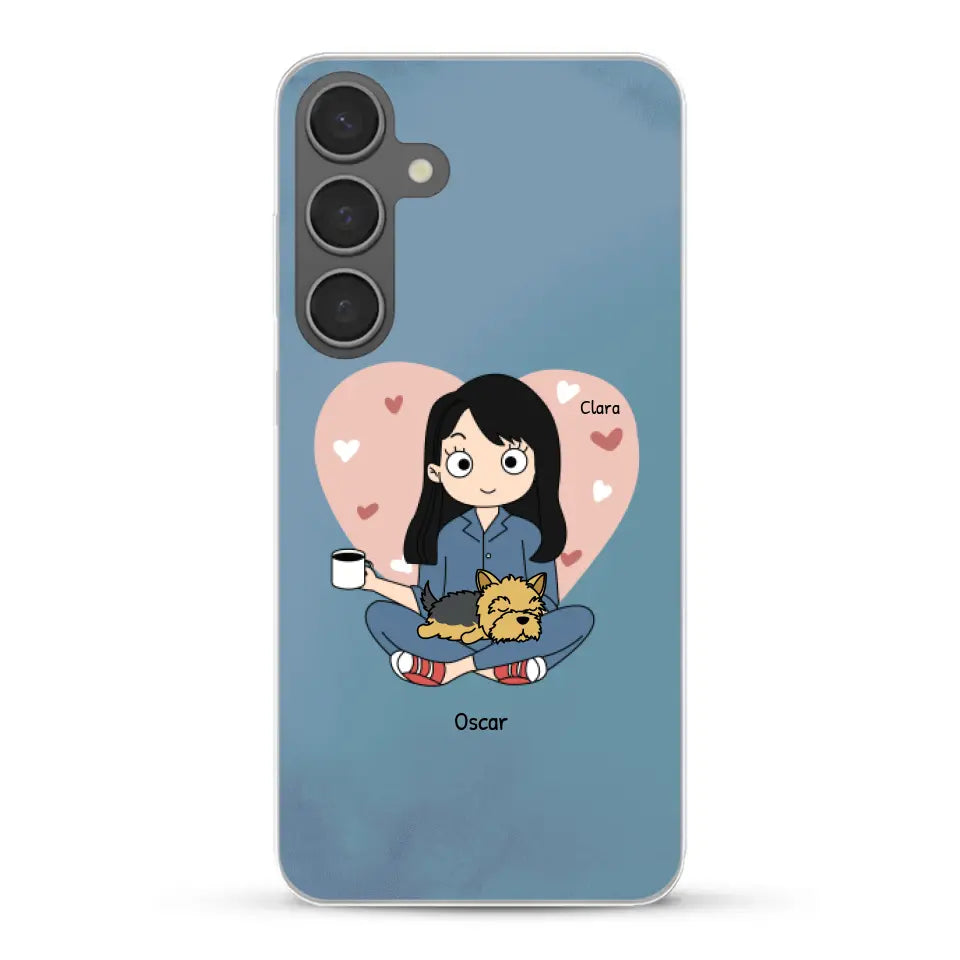 Maman chien BD - Coque de téléphone personnalisé