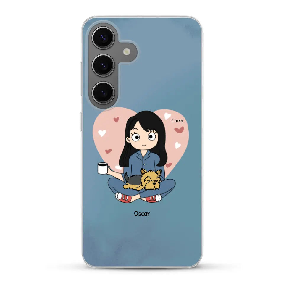 Maman chien BD - Coque de téléphone personnalisé