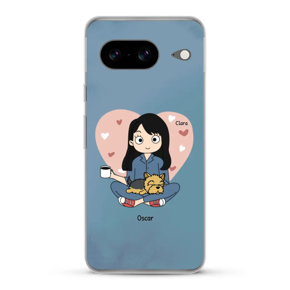 Maman chien BD - Coque de téléphone personnalisé