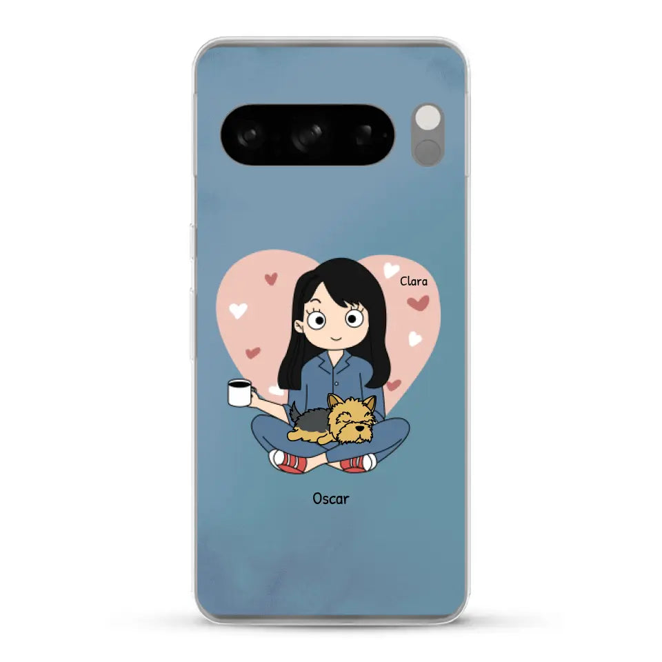 Maman chien BD - Coque de téléphone personnalisé