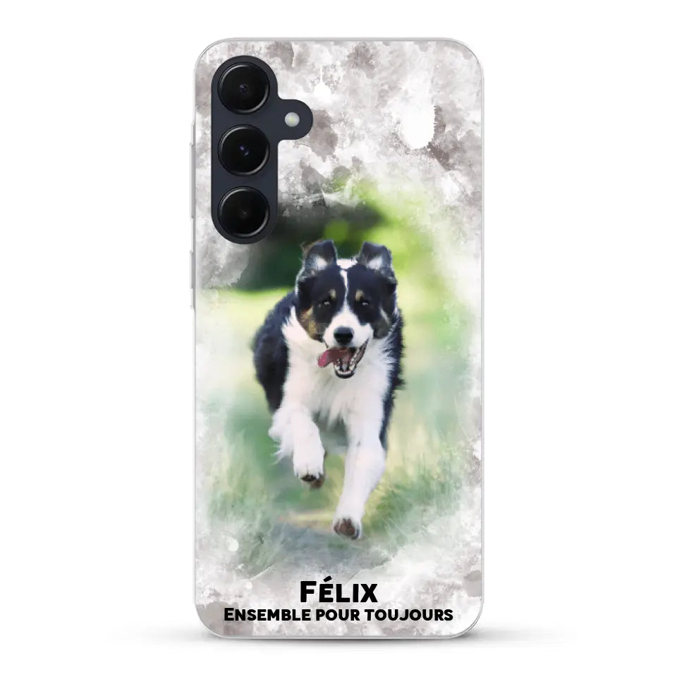 Cadre aquarelle - Coque de téléphone personnalisée