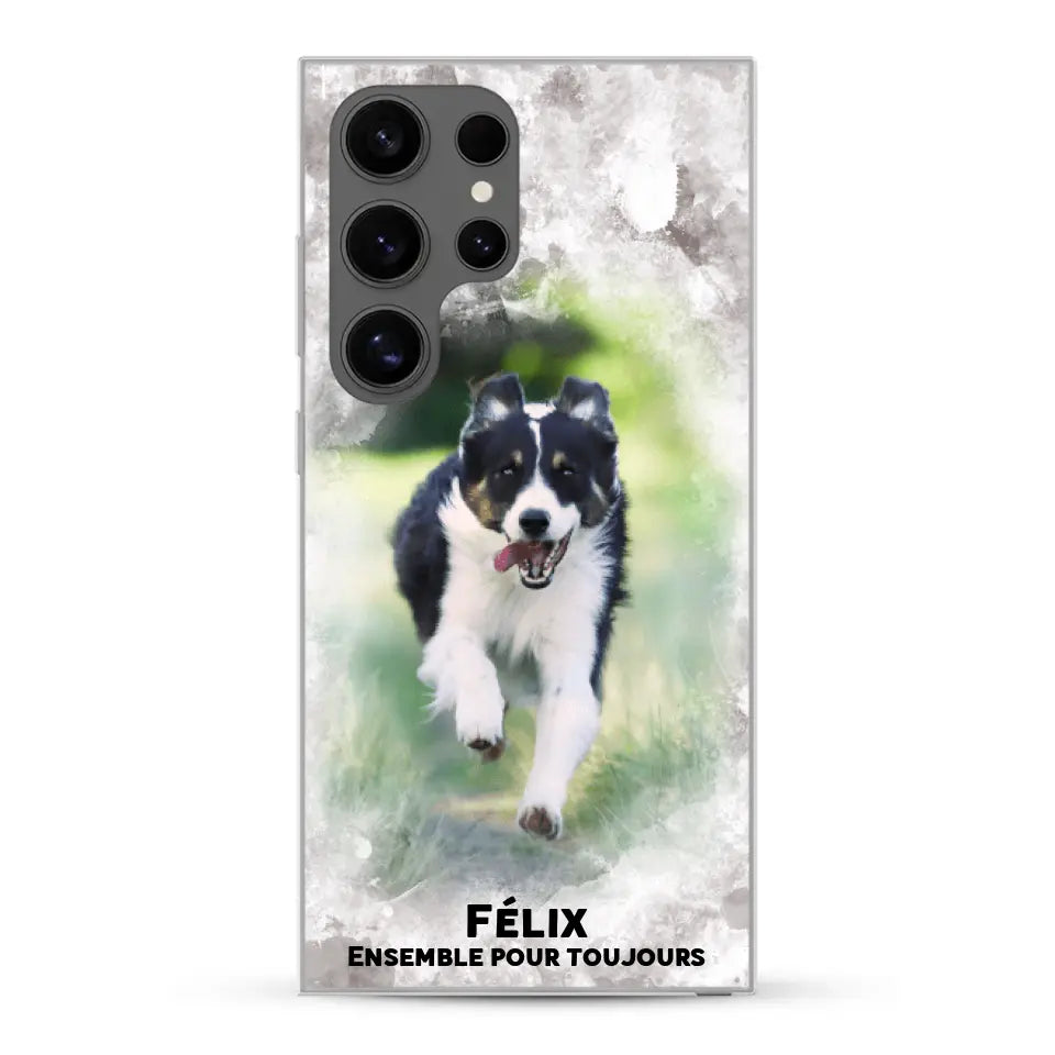Cadre aquarelle - Coque de téléphone personnalisée