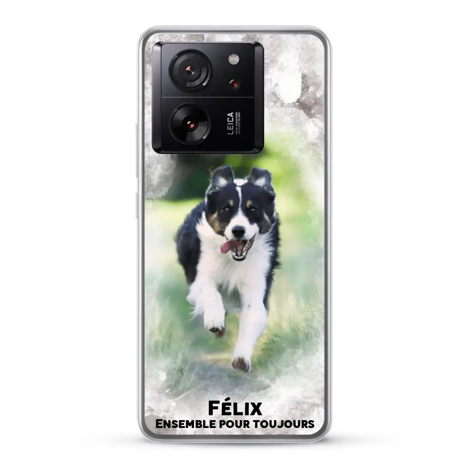 Cadre aquarelle - Coque de téléphone personnalisée