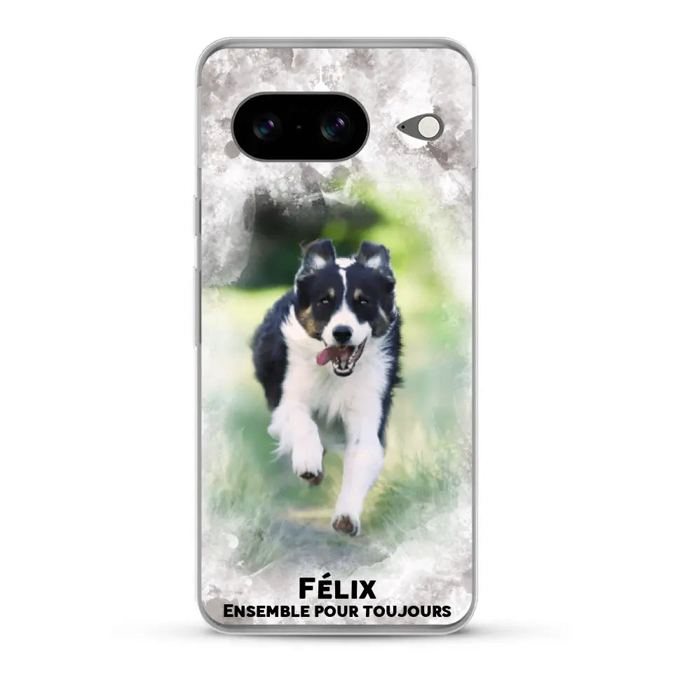 Cadre aquarelle - Coque de téléphone personnalisée
