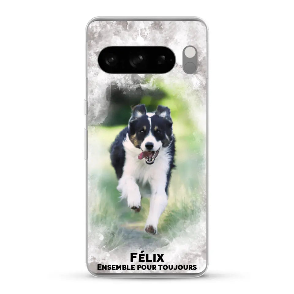 Cadre aquarelle - Coque de téléphone personnalisée