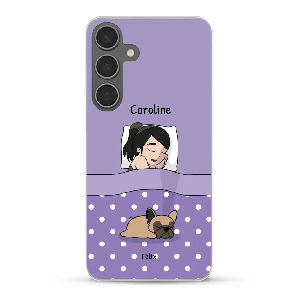 Câlins avec mes amis à poils - Coque de téléphone personnalisée