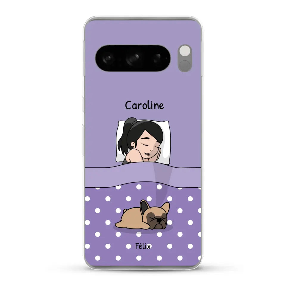 Câlins avec mes amis à poils - Coque de téléphone personnalisée