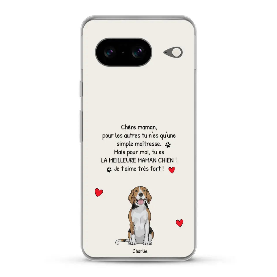 Meilleure maman chien du monde - Coque de téléphone personnalisée