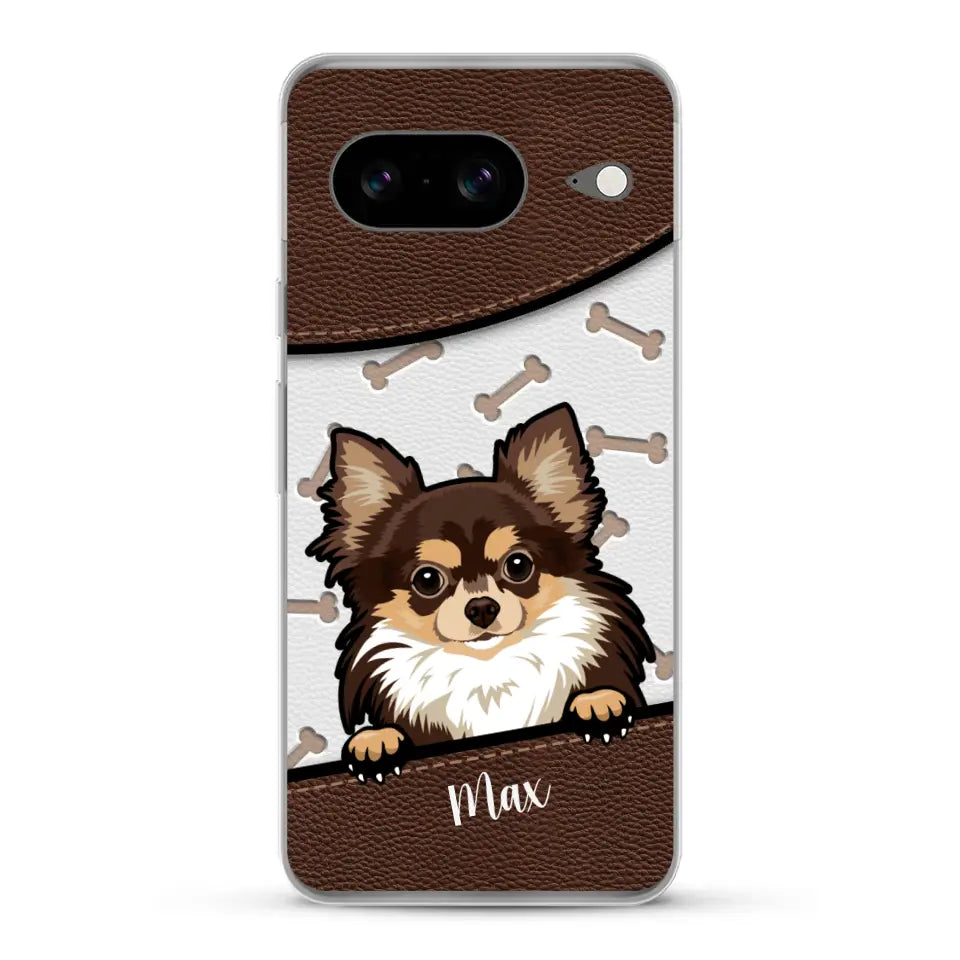 Chiens aspect cuir - Coque de téléphone personnalisée