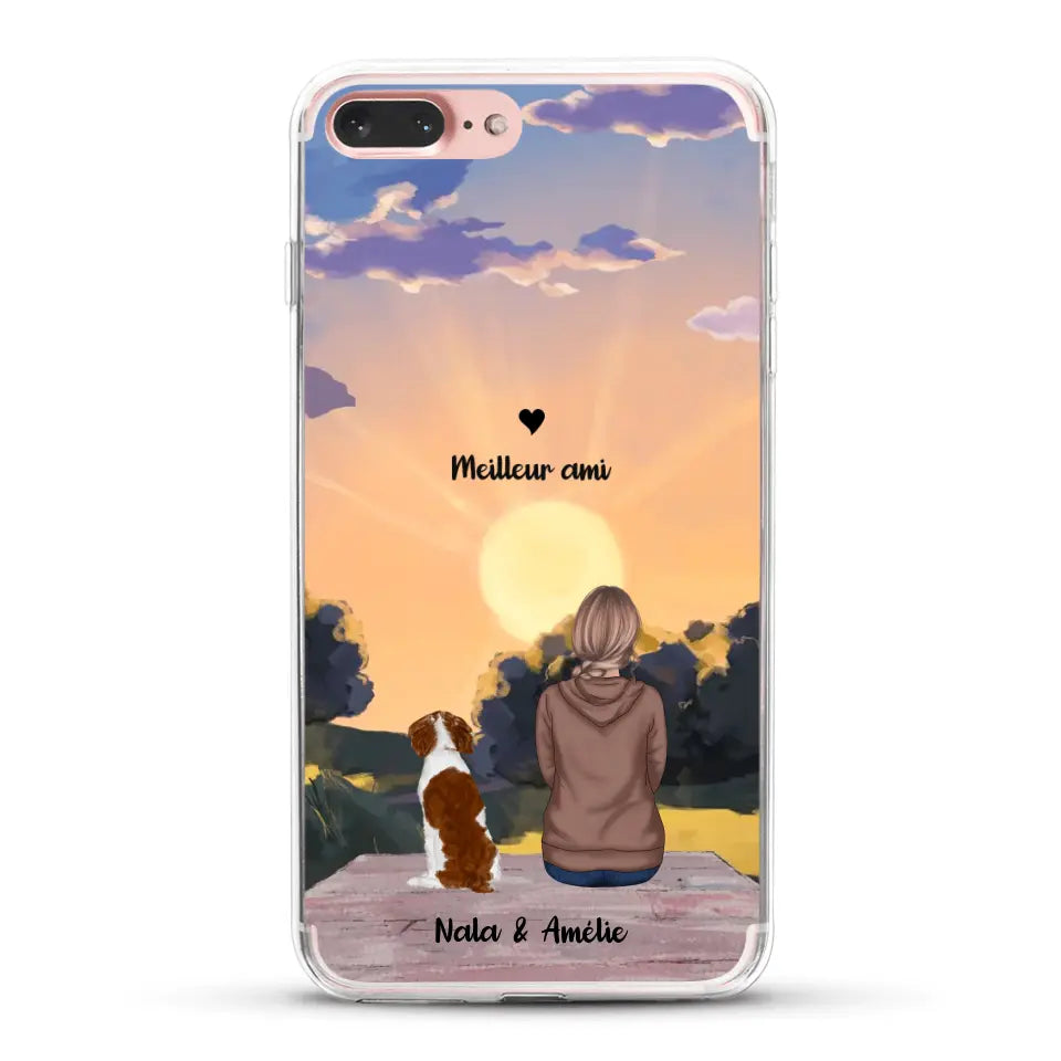 Les saisons avec mon animal - Coque de téléphone personnalisée