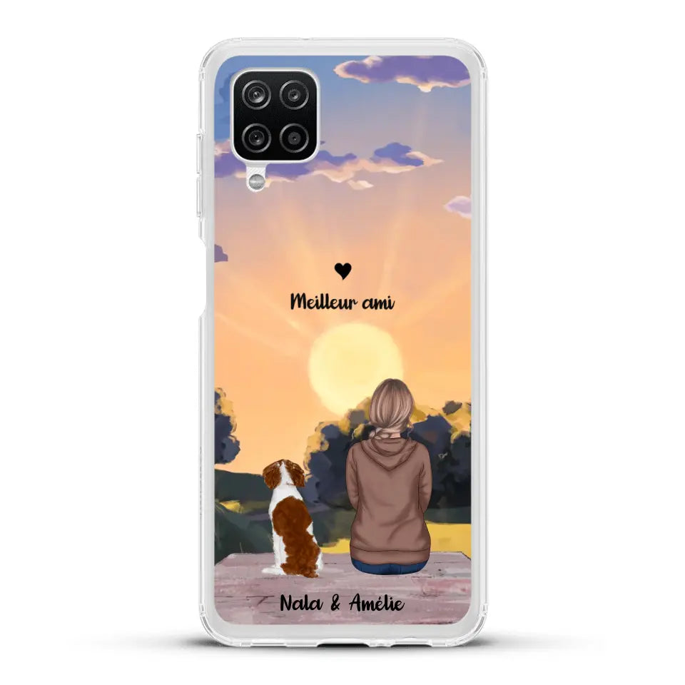 Les saisons avec mon animal - Coque de téléphone personnalisée