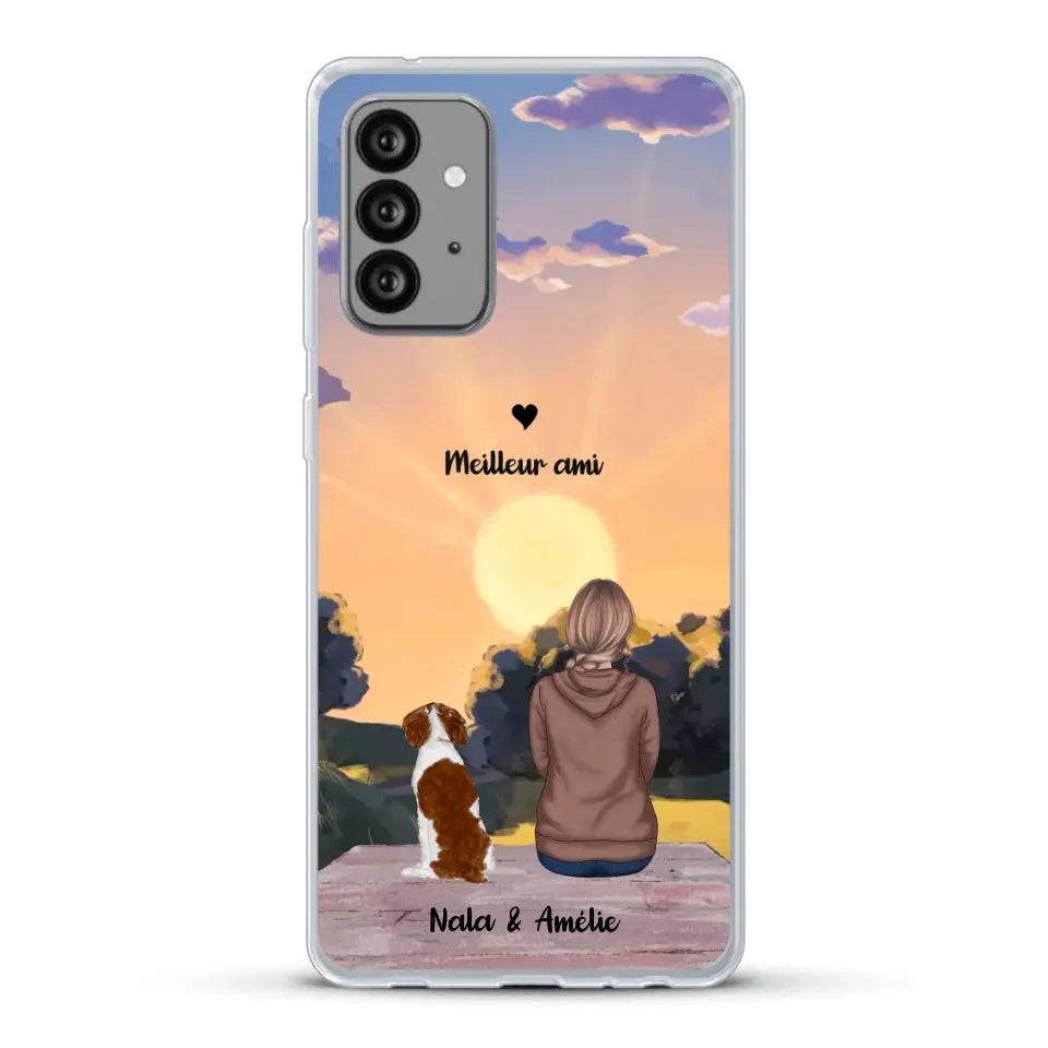 Les saisons avec mon animal - Coque de téléphone personnalisée