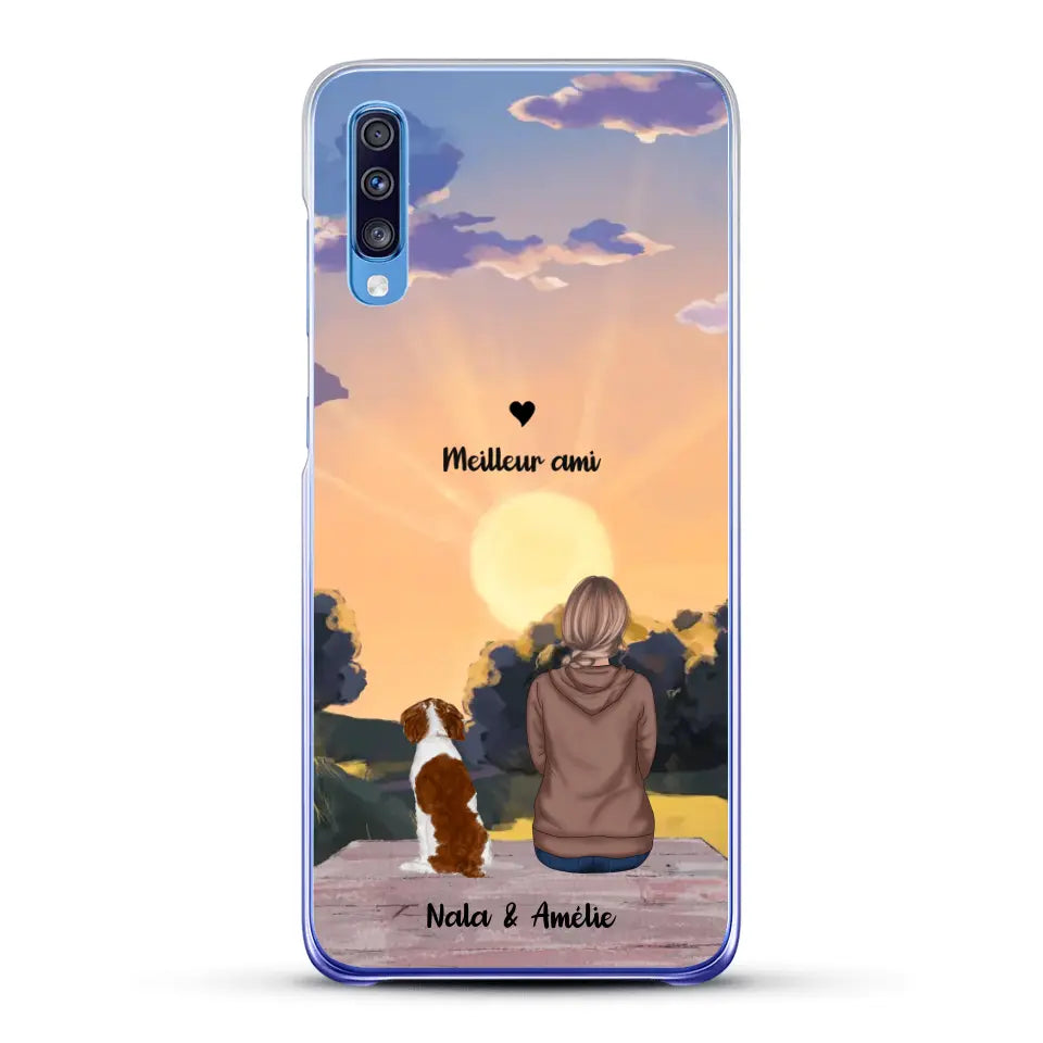 Les saisons avec mon animal - Coque de téléphone personnalisée