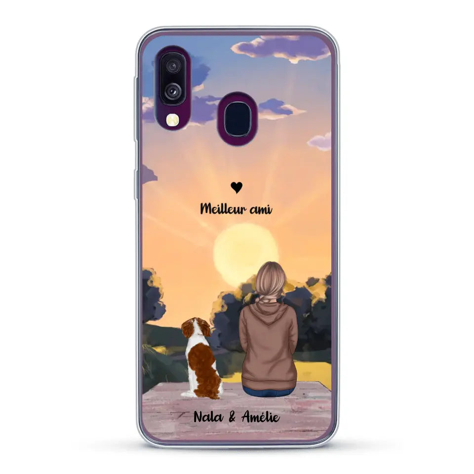 Les saisons avec mon animal - Coque de téléphone personnalisée