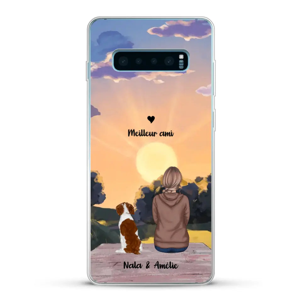 Les saisons avec mon animal - Coque de téléphone personnalisée