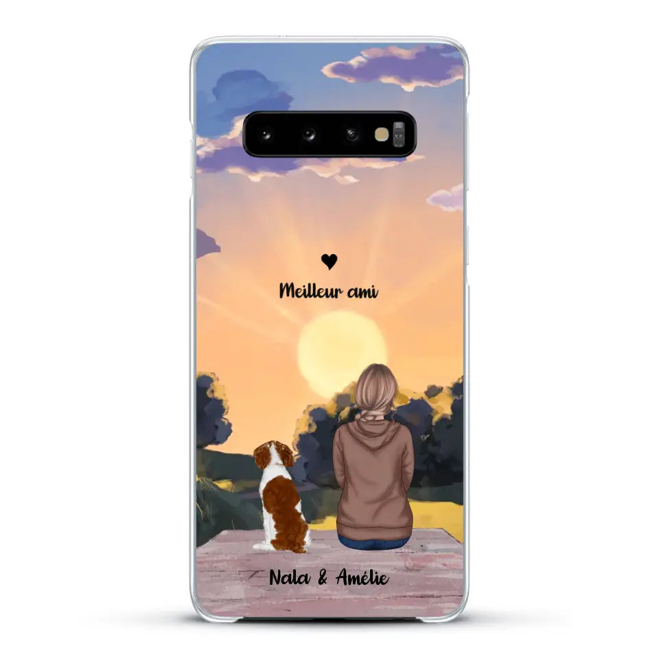 Les saisons avec mon animal - Coque de téléphone personnalisée