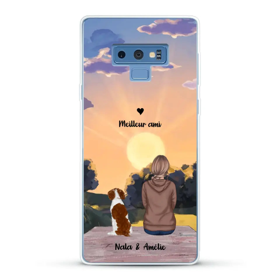 Les saisons avec mon animal - Coque de téléphone personnalisée