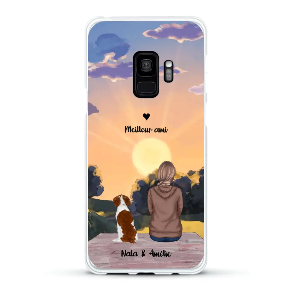 Les saisons avec mon animal - Coque de téléphone personnalisée