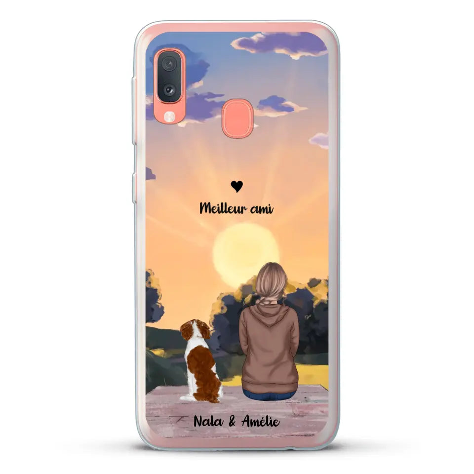 Les saisons avec mon animal - Coque de téléphone personnalisée