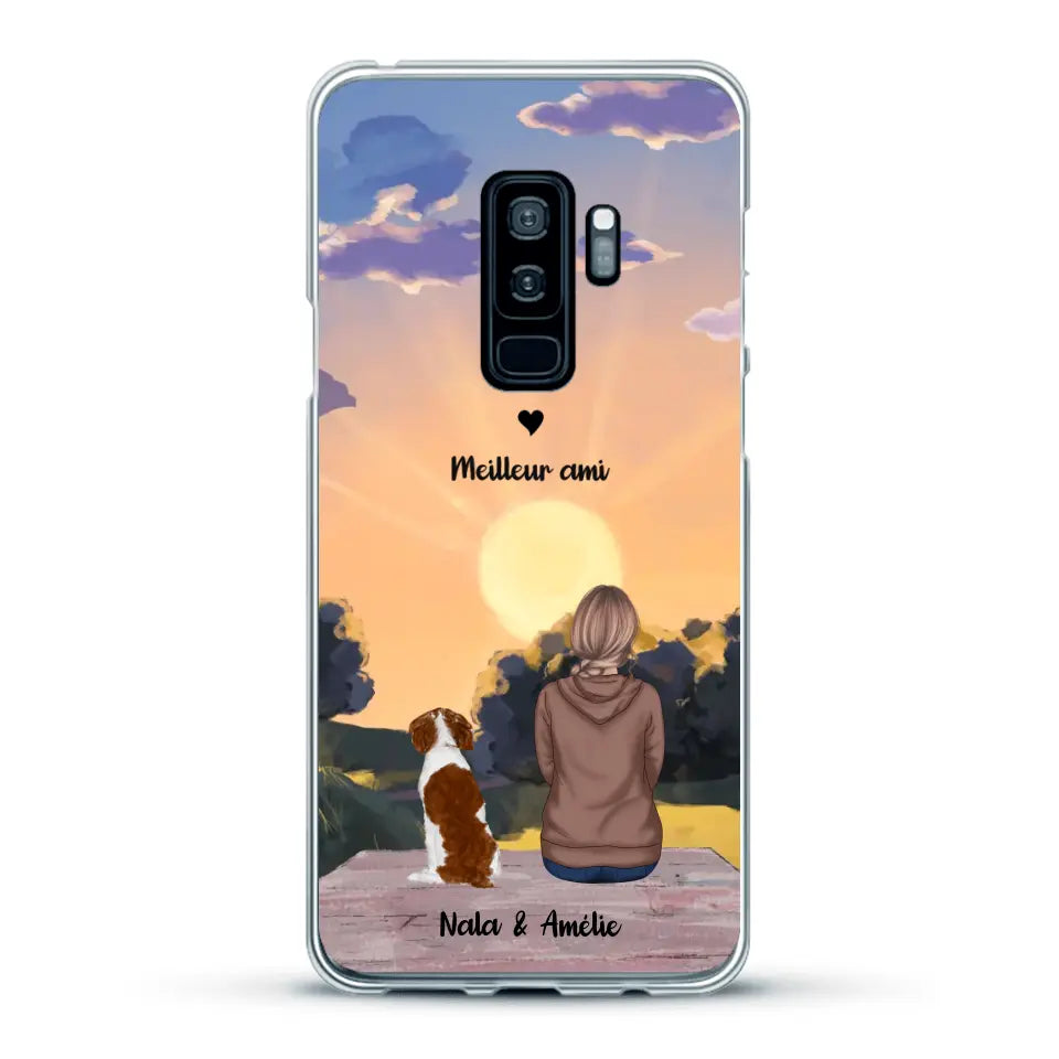 Les saisons avec mon animal - Coque de téléphone personnalisée