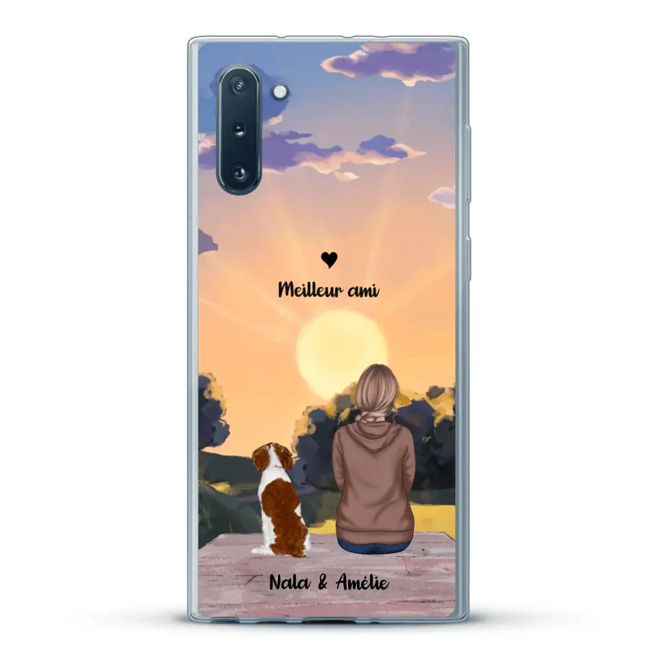 Les saisons avec mon animal - Coque de téléphone personnalisée