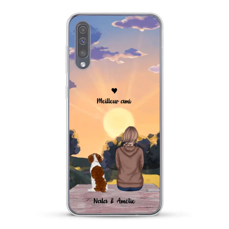 Les saisons avec mon animal - Coque de téléphone personnalisée